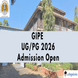 GIPE UG/PG Admission 2026 Begins @gipe.ac.in; GCET Round 1 on April 12